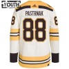 Boston Bruins Hockeydrakt 100th Anniversary David Pastrnak 2023-24 Cream Adidas Authentic - Barn